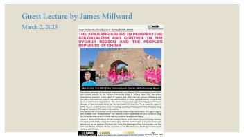 Guest Lecture by James Millward