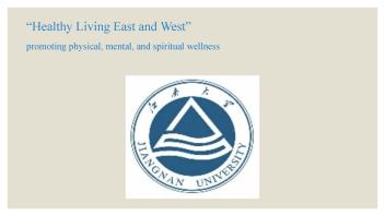 “Healthy Living East and West” promoting physical, mental, and spiritual wellness